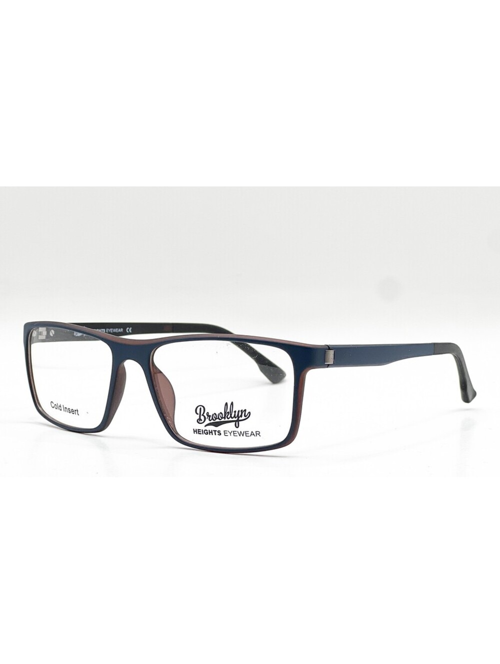 Brooklyn Heights Ultem Blue Brown Authentic Eyeglasses 56-16-140